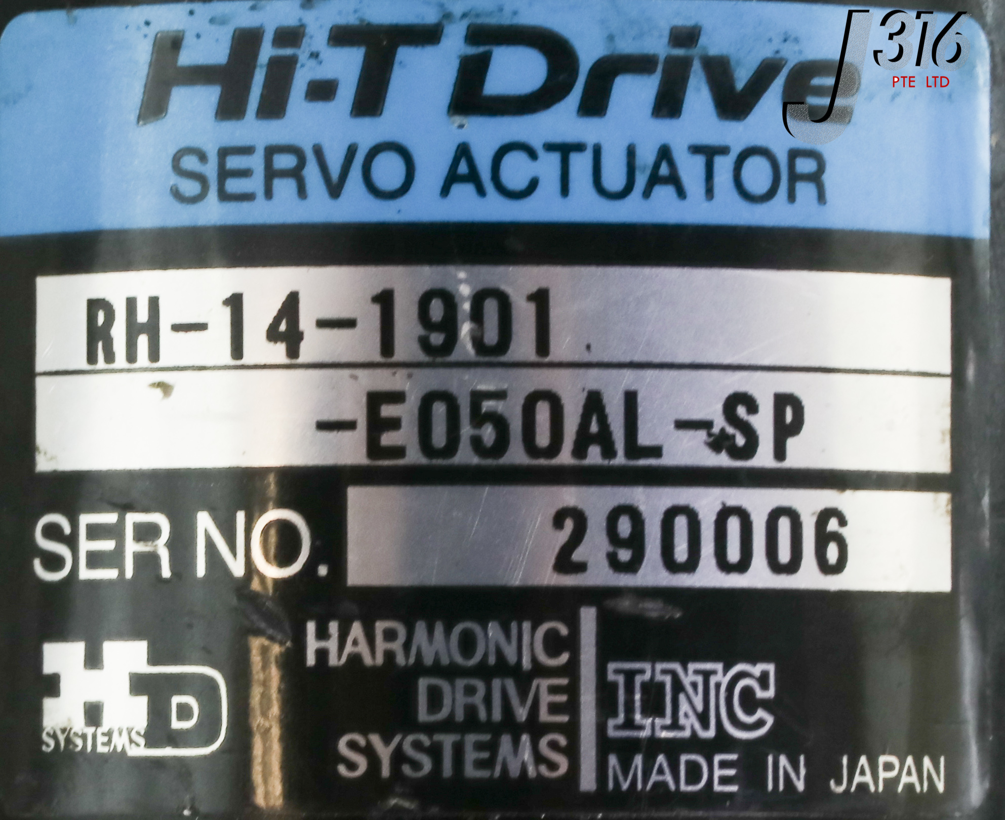 オーダー専用ページ 3230 HARMONIC DRIVE SYS HI-T DRIVE SERVO ACT W/ ME-02-L RH-14-1901
